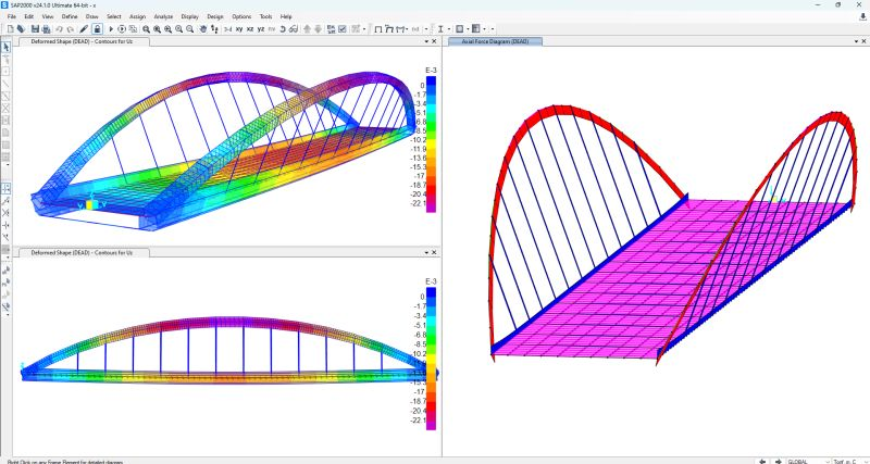 Puente Análisis Espectral SAP2000