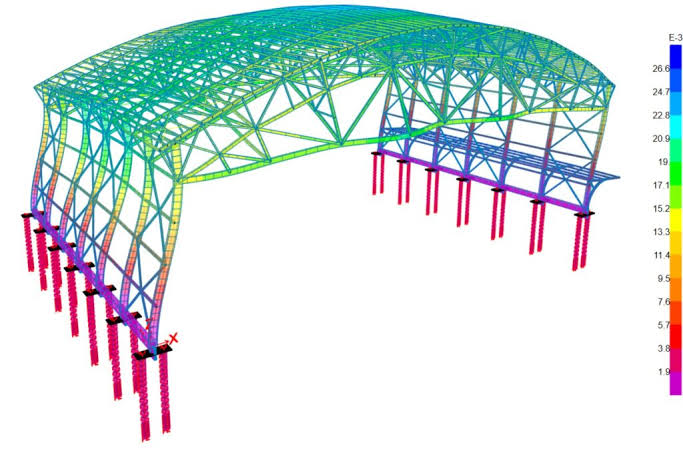 Modelo Bóveda Reticular SAP2000